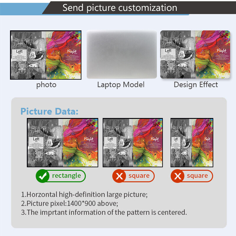 Laptop Notebook Skin Sticker Pictură în ulei Cover Art Decal 13.3" 14" 15.6" 17" inch Laptop Notebook Skin Vinyl Sticker Cover Deca