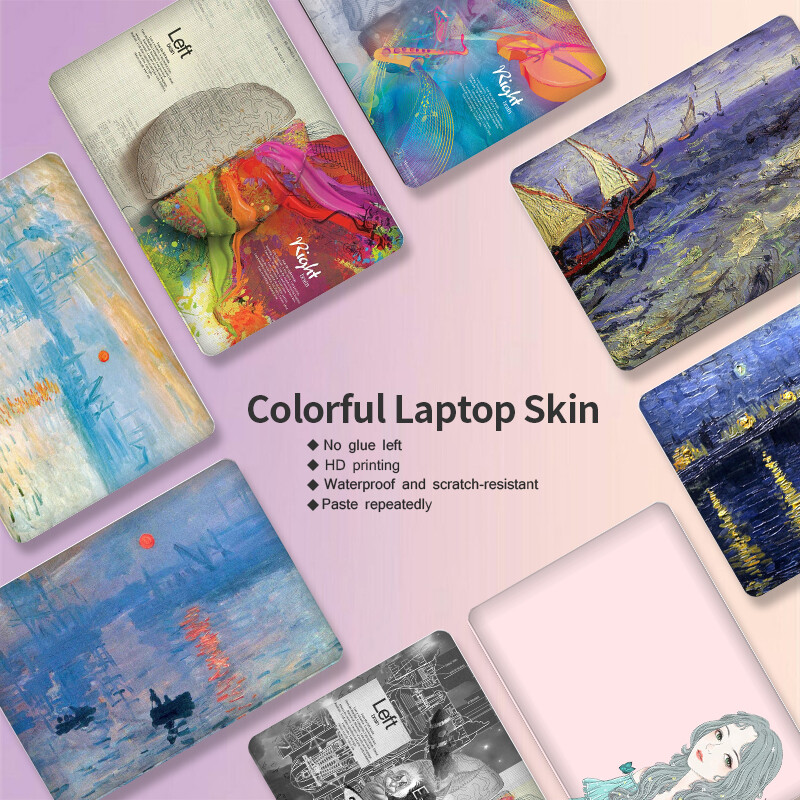 Laptop Notebook Skin Sticker Pictură în ulei Cover Art Decal 13.3" 14" 15.6" 17" inch Laptop Notebook Skin Vinyl Sticker Cover Deca