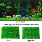 Műfüves gyep akvárium akvárium dekoráció puha sűrű összeilleszthető szimulált növénygyep környezetvédelmi dekoráció