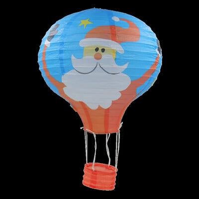 Kalėdų/Vaivorykštės serijos spausdinimo popierinis žibintas 30 cm oro balionu vestuvių dekoravimas Vaiko gimtadienio vakarėlio kabančios dekoracijos