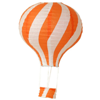 30 cm-es hőlégballon park vidámpark bevásárlóközpont óvodai dekoráció papír lámpák esküvői kültéri összecsukható dekoráció