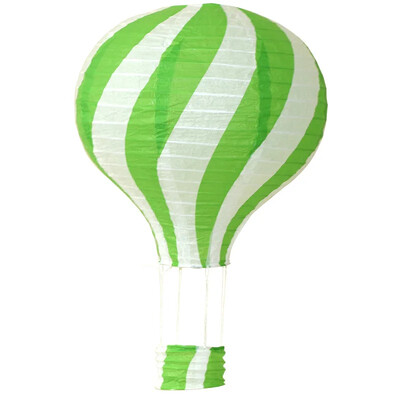 30 cm-es hőlégballon park vidámpark bevásárlóközpont óvodai dekoráció papír lámpák esküvői kültéri összecsukható dekoráció