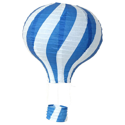 30 cm-es hőlégballon park vidámpark bevásárlóközpont óvodai dekoráció papír lámpák esküvői kültéri összecsukható dekoráció