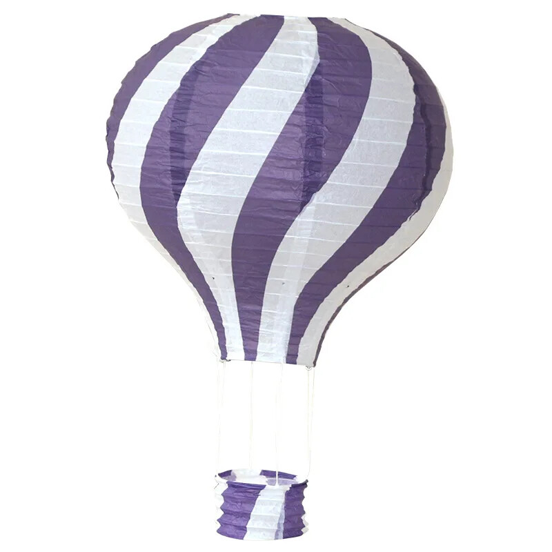 30 cm-es hőlégballon park vidámpark bevásárlóközpont óvodai dekoráció papír lámpák esküvői kültéri összecsukható dekoráció