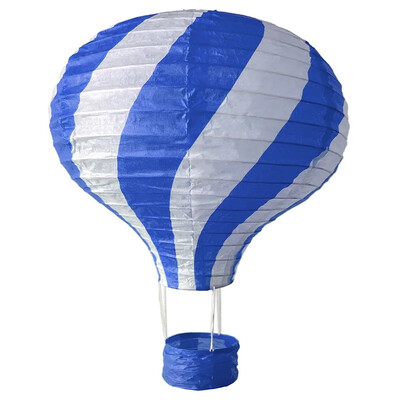 1db szivárvány hőlégballon lámpás 12 hüvelykes/16 hüvelykes barkács mennyezetre függő papírlámpás babazuhany gyerekeknek születésnapi parti dekoráció