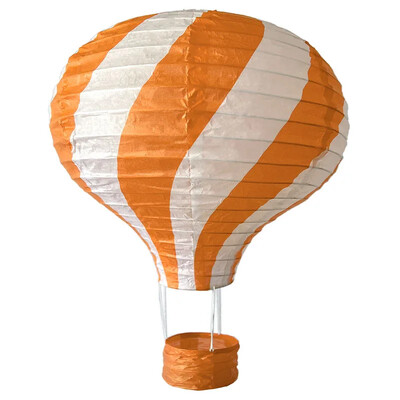 1db szivárvány hőlégballon lámpás 12 hüvelykes/16 hüvelykes barkács mennyezetre függő papírlámpás babazuhany gyerekeknek születésnapi parti dekoráció