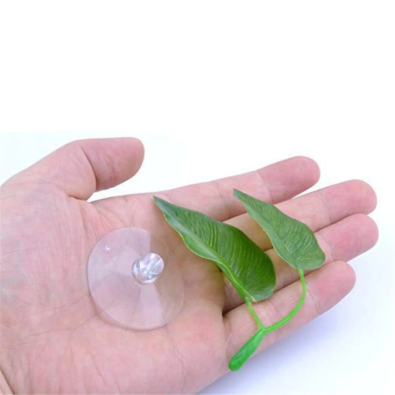 Pește Betta Odihnă Acvariu Plante cu frunze Decorație Planta ornamentală de reproducere Betta Pește Joaca Ascunde Frunze Hamac