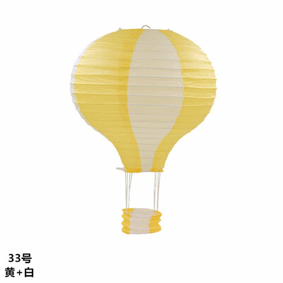 1 τμχ 40cm Santa Claus Elk Rainbow Hot Air Balloon 16 ιντσών Χάρτινο Φανάρι Φανάρι οροφής Χριστουγεννιάτικο Διακόσμηση Γάμου