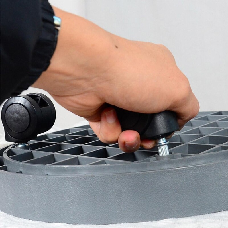 2024 m. Naujas plastikinis universalus ratukas vazono važiuoklė, lėkštė Sodo nuimami ratai, reikmenys augalų sodas B8O4