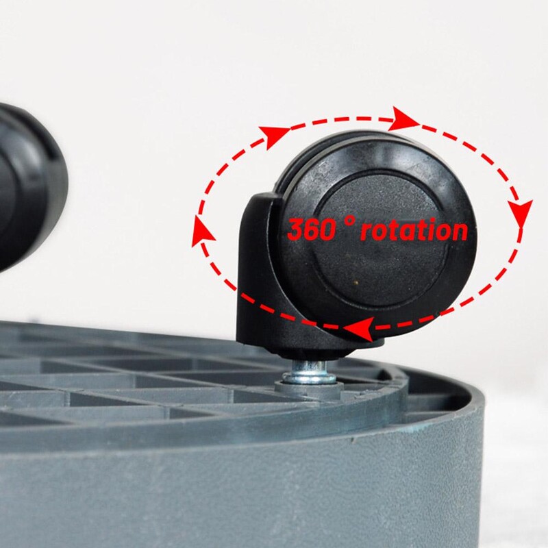 2024 m. Naujas plastikinis universalus ratukas vazono važiuoklė, lėkštė Sodo nuimami ratai, reikmenys augalų sodas B8O4