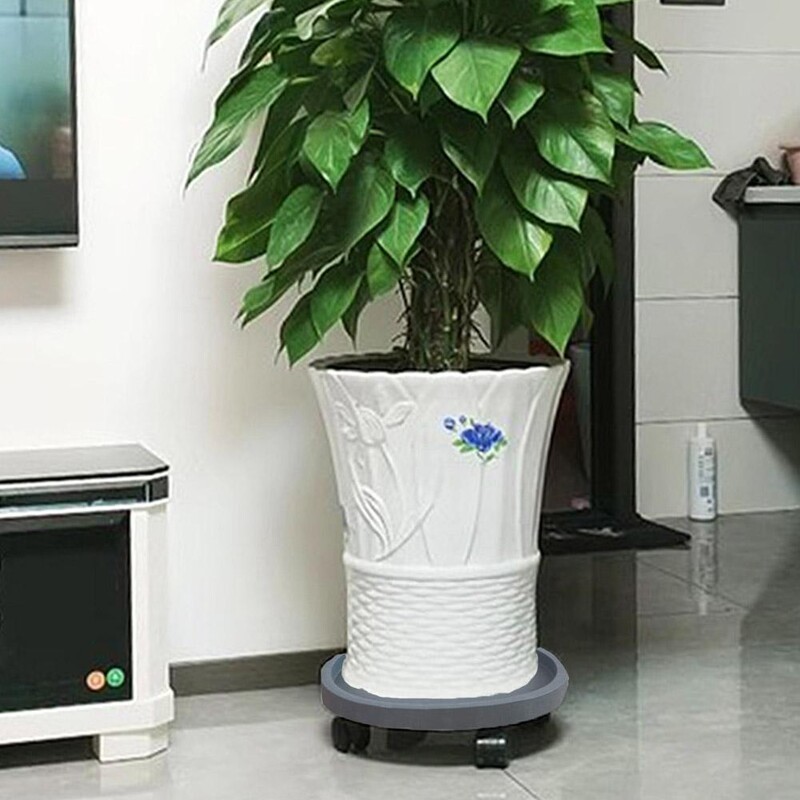 2024 m. Naujas plastikinis universalus ratukas vazono važiuoklė, lėkštė Sodo nuimami ratai, reikmenys augalų sodas B8O4