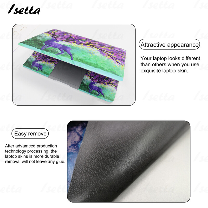 Decal pentru capac autocolant de vinil pentru piele de notebook pentru 10"13,3" 14" 15,6" 17"