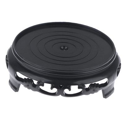 Naujas standus PP plastikinis vandens padėklo dugnas, sultingas gėlių vazono dėklo sėdynė sustorintas juodas plastikinis pakeltas gėlių padėklo stendas