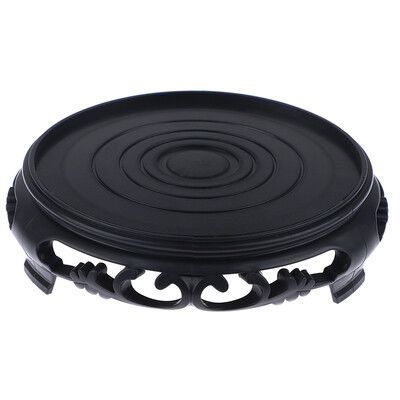 Naujas standus PP plastikinis vandens padėklo dugnas, sultingas gėlių vazono dėklo sėdynė sustorintas juodas plastikinis pakeltas gėlių padėklo stendas