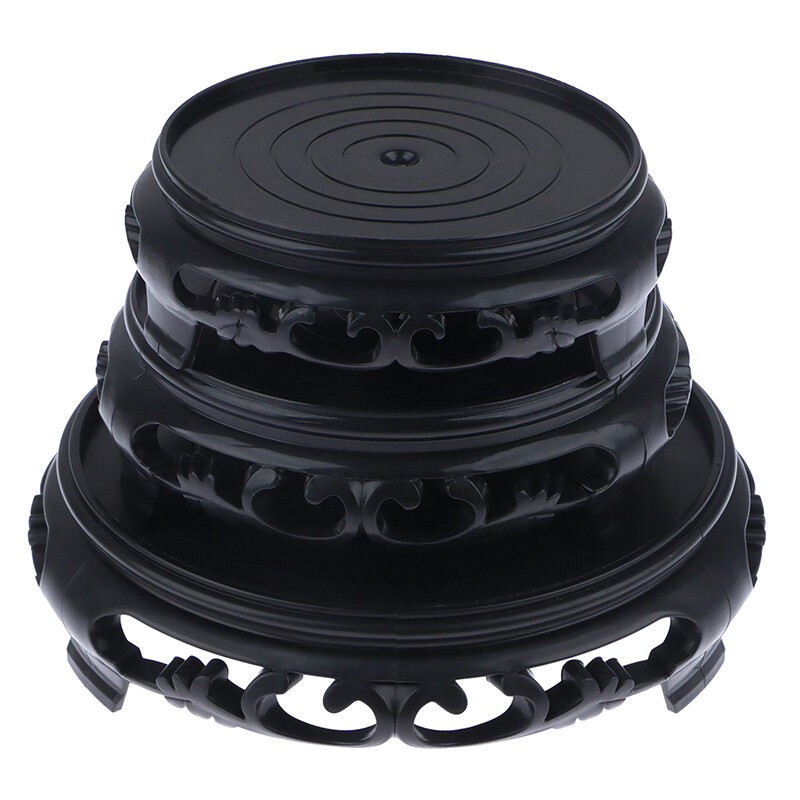 Naujas standus PP plastikinis vandens padėklo dugnas, sultingas gėlių vazono dėklo sėdynė sustorintas juodas plastikinis pakeltas gėlių padėklo stendas