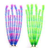 Minőségi 50 cm-es mesterséges víz alatti növények akváriumi akvárium dekoráció zöld lila vízifű nézegető dekorációk