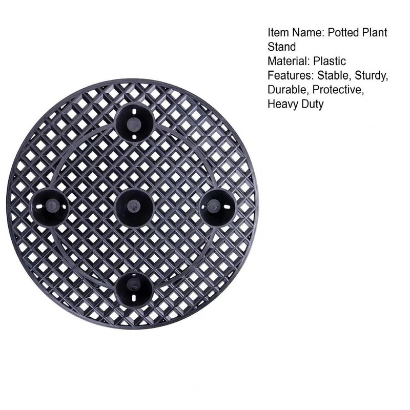 20/30 cm vazoninių augalų stovas, vėdinamas plastikinis augalų vazonas, lygis, liftas, grindų denio apsauga, gėlių vazono pagrindo sodo įrankis