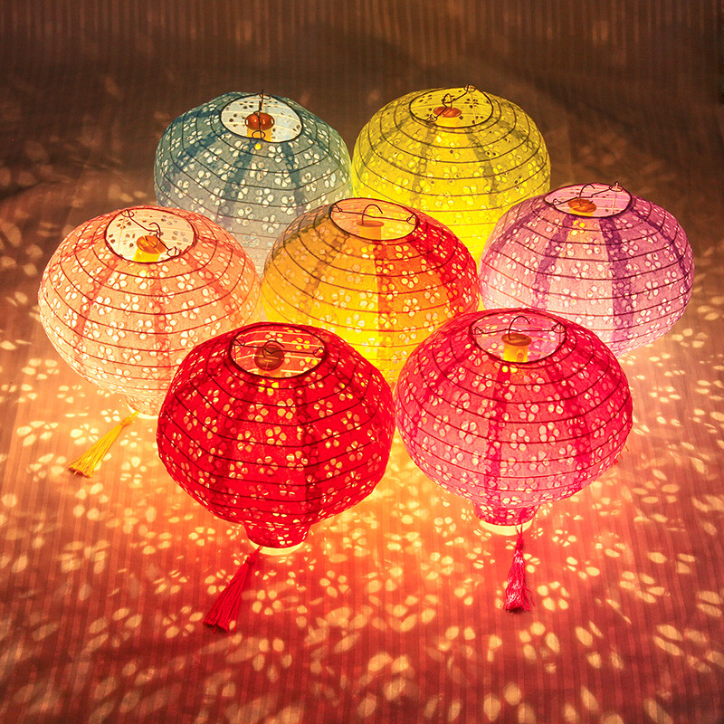 20 cm-es hőlégballon papír üreges papír lámpás szivárvány lámpás dekoráció gyerekeknek születésnapi parti kellékek esküvői otthoni parti dekoráció