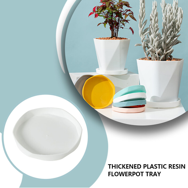 Gėlių dėklo augalų lėkštė Sodo reikmenys kraštų kietumas, atsparus smūgiams, sutirštintas vidinis lauko pagrindas sodintuvo stovo padėklas