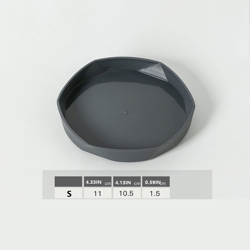 Gėlių dėklo augalų lėkštė Sodo reikmenys kraštų kietumas, atsparus smūgiams, sutirštintas vidinis lauko pagrindas sodintuvo stovo padėklas