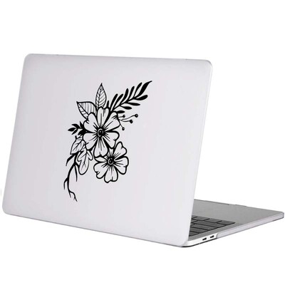 Autocolant de vinil pentru laptop cu decorare flori pentru Macbook M2 Pro 14 16 Air 11 13 Retina 12 15 inch Mac Cover Kindle Skin iPad Notebook Decal
