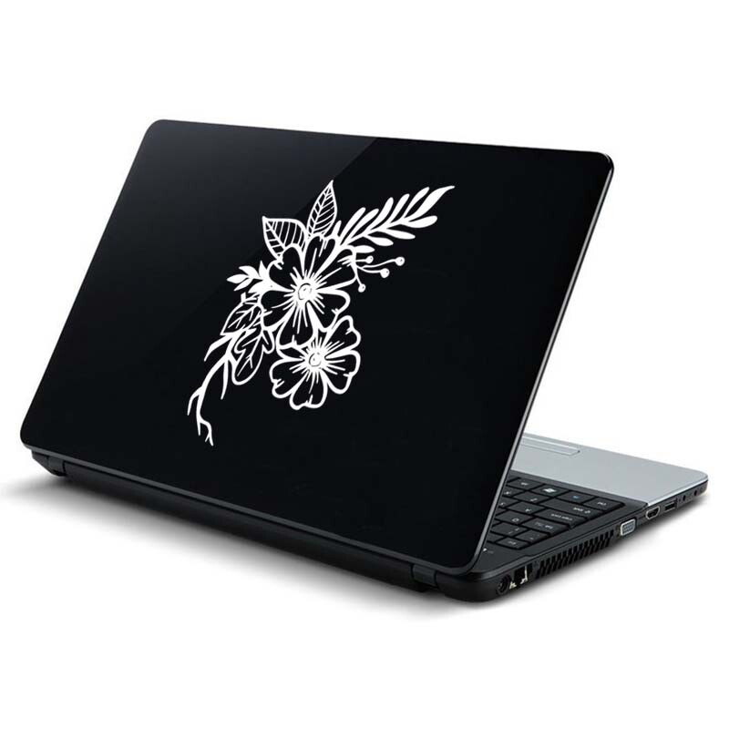 Autocolant de vinil pentru laptop cu decorare flori pentru Macbook M2 Pro 14 16 Air 11 13 Retina 12 15 inch Mac Cover Kindle Skin iPad Notebook Decal