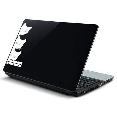 Rozkošná mačka, mačiatko, bratia, notebook, vinylová nálepka na notebook pre MacBook Air Pro 14 16 Retina 13 15 palcov Mac kreslená dekorácia