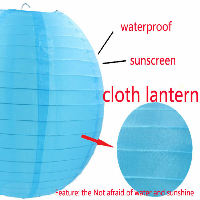 Vodootporna tkanina u 9 boja kineski lampioni vjenčanje tržni centar škola Aktivnosti na otvorenom rođendanska zabava Blagdanska dekoracija najlonski lampioni