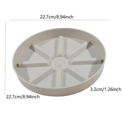 Vazono padėklas, apvalus kilnojamas sėjamosios lėlytės vežimėlio padėklas lauke patalpų medžių gėlių sodintuvo stovas vidaus lauko sodas