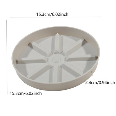 Vazono padėklas, apvalus kilnojamas sėjamosios lėlytės vežimėlio padėklas lauke patalpų medžių gėlių sodintuvo stovas vidaus lauko sodas