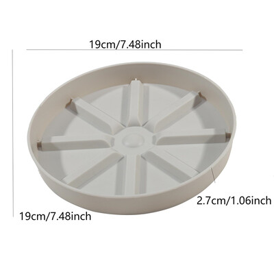 Vazono padėklas, apvalus kilnojamas sėjamosios lėlytės vežimėlio padėklas lauke patalpų medžių gėlių sodintuvo stovas vidaus lauko sodas