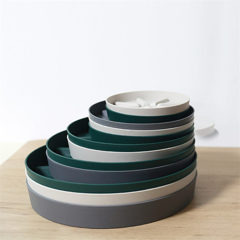 Vazono padėklas, apvalus kilnojamas sėjamosios lėlytės vežimėlio padėklas lauke patalpų medžių gėlių sodintuvo stovas vidaus lauko sodas