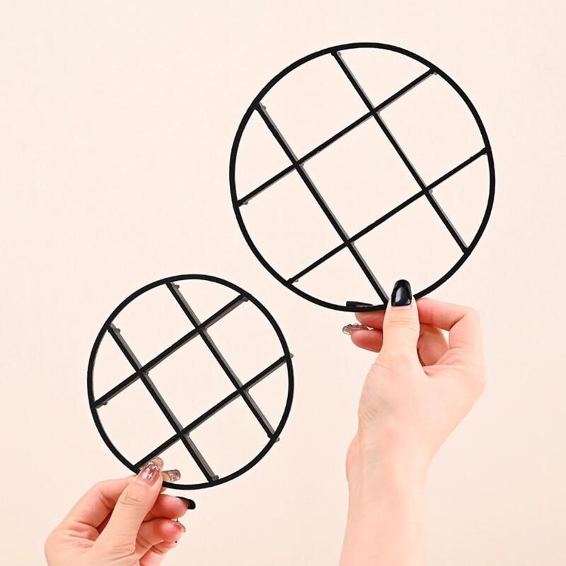 Gėlių vazonų laikiklis Daugkartinio naudojimo tinklinis padas, apvalus sėjamosios, atraminės augalus šaknų puvinio prevencijos sodo įrankiai