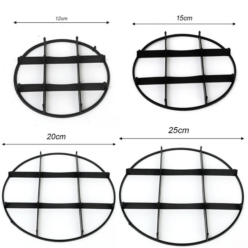 Gėlių vazonų laikiklis Daugkartinio naudojimo tinklinis padas, apvalus sėjamosios, atraminės augalus šaknų puvinio prevencijos sodo įrankiai
