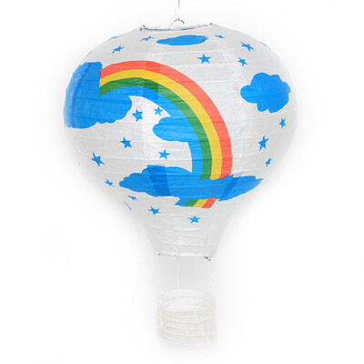 Dugine papirnate lampione Ukrasi od balona na vrući zrak za vjenčanje, rođendan, božićnu zabavu, paket dekoracija