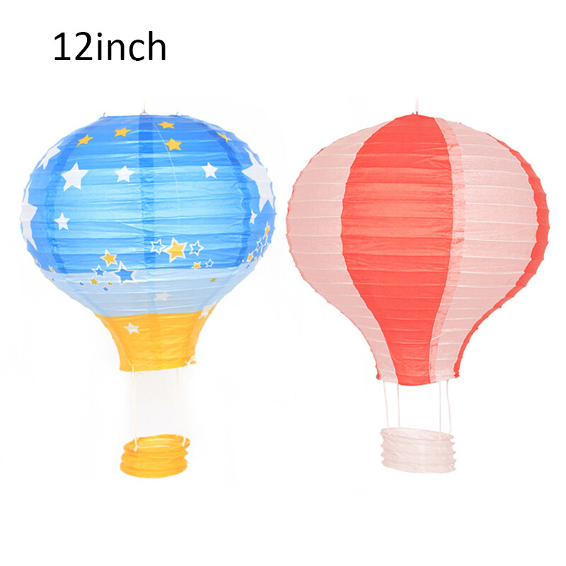 Dugine papirnate lampione Ukrasi od balona na vrući zrak za vjenčanje, rođendan, božićnu zabavu, paket dekoracija