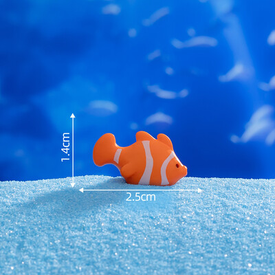 Slatke mini umjetne morske životinje Ribe Koralj DIY mikro ukrasi krajolika za akvarijske akvarijume Dodaci Dekoracije