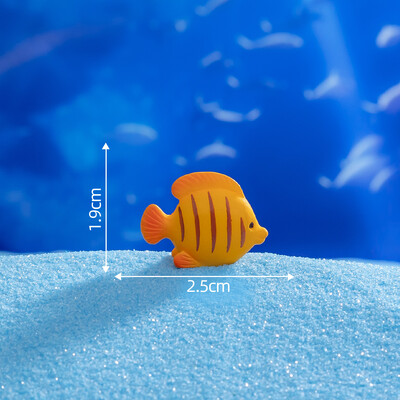 Slatke mini umjetne morske životinje Ribe Koralj DIY mikro ukrasi krajolika za akvarijske akvarijume Dodaci Dekoracije