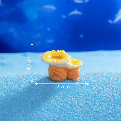 Slatke mini umjetne morske životinje Ribe Koralj DIY mikro ukrasi krajolika za akvarijske akvarijume Dodaci Dekoracije
