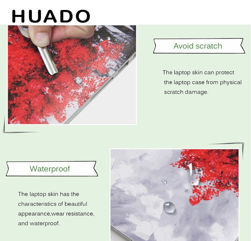 Lovely Laptop Skin Matrica 15.6 Notebook Cover Skin Számítógép matrica 17" 13.3" 14" Tegye szebbé laptopját Dell/Lenovo/Asus számára