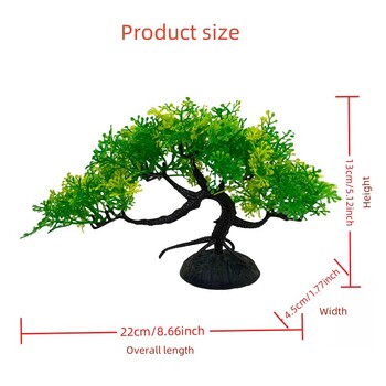 Аквариум бонсай дърво, растение, декорация на аквариум, изкуствено растение, декорация на цветя, декорация бета златна рибка, сладководни