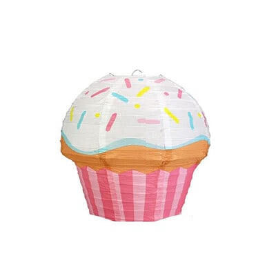 Lampioni od papira za tortu 1st One Happy Birthday Party Dekoracija Dječji 3D ukrasi Šalica Torta Sladoled Privjesak Dječja usluga za tuširanje