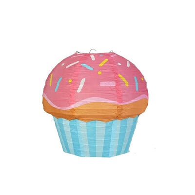 Lampioni od papira za tortu 1st One Happy Birthday Party Dekoracija Dječji 3D ukrasi Šalica Torta Sladoled Privjesak Dječja usluga za tuširanje