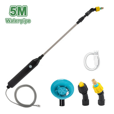 Elektrinis augalų purkštuvas su 3 purkštukais Teleskopinė lazdelė Laistymas Sodo Augalų Mister Purkštuvas Sodas Veja Piktžolės Augalai Laistymas