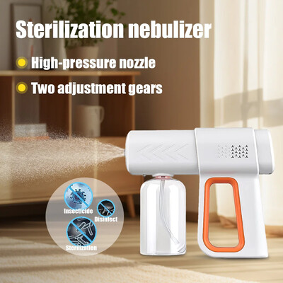 380ML K5 K5PRO K6 elektriskais nano smidzinātājs miglošanas dezinfekcijas pistole Blue Light tvaika smidzinātājs izsmidzināšanas dezinfekcijas mašīna