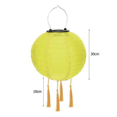 8 ιντσών IP55 αδιάβροχο φωτιστικό LED ηλιακό φανάρι κρεμαστό φωτιστικό για εξωτερική αυλή Φεστιβάλ γιορτής διακόσμησης κήπου