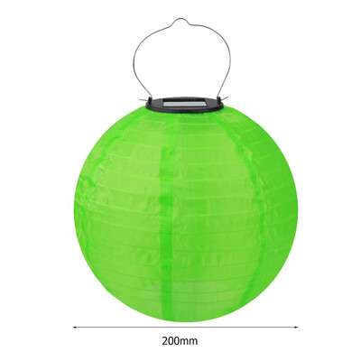 8 ιντσών IP55 αδιάβροχο φωτιστικό LED ηλιακό φανάρι κρεμαστό φωτιστικό για εξωτερική αυλή Φεστιβάλ γιορτής διακόσμησης κήπου