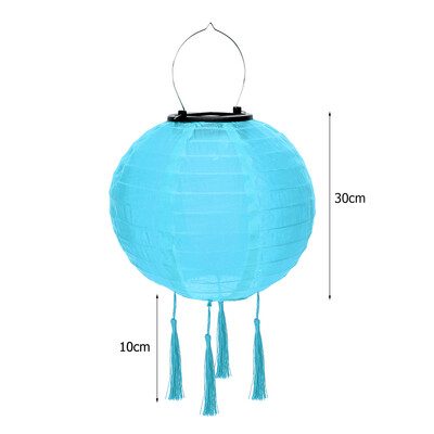 8 ιντσών IP55 αδιάβροχο φωτιστικό LED ηλιακό φανάρι κρεμαστό φωτιστικό για εξωτερική αυλή Φεστιβάλ γιορτής διακόσμησης κήπου