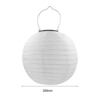 8 ιντσών IP55 αδιάβροχο φωτιστικό LED ηλιακό φανάρι κρεμαστό φωτιστικό για εξωτερική αυλή Φεστιβάλ γιορτής διακόσμησης κήπου