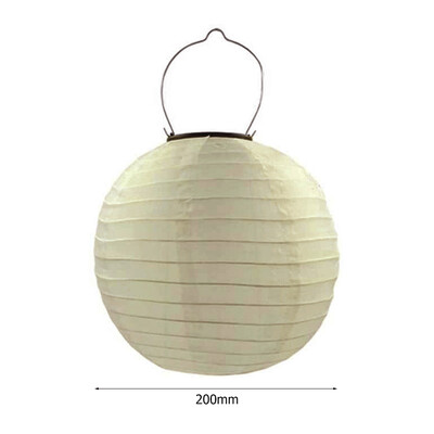 8 ιντσών IP55 αδιάβροχο φωτιστικό LED ηλιακό φανάρι κρεμαστό φωτιστικό για εξωτερική αυλή Φεστιβάλ γιορτής διακόσμησης κήπου